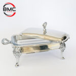 Vatrostalna posuda sa inox poklopcem