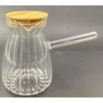 Staklena Džezva Sa Drvenim Poklopcem - Image 2