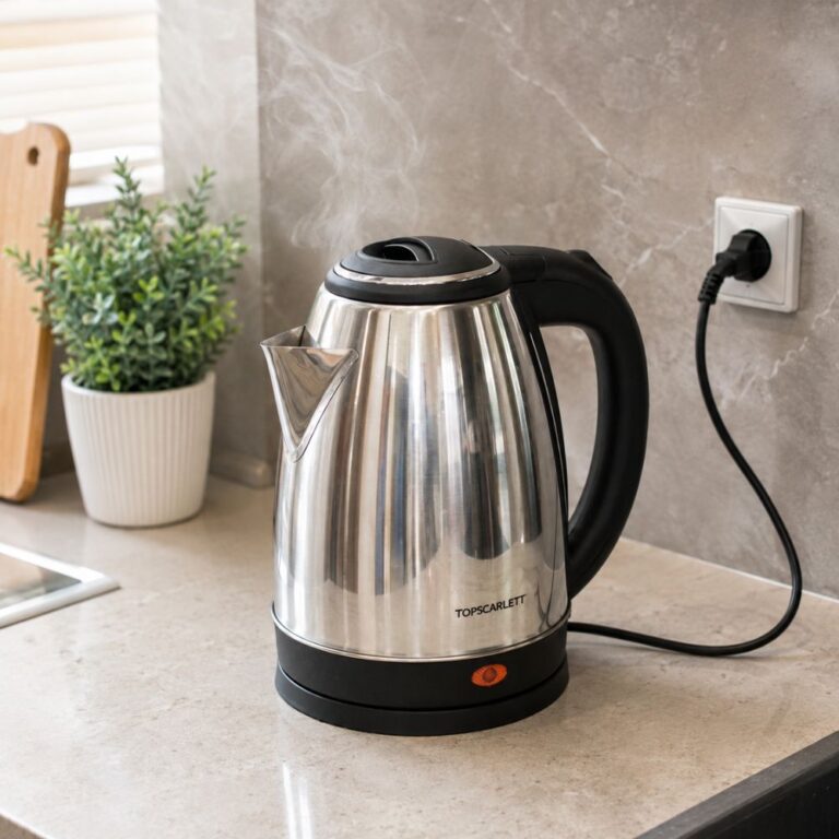 Inox kuhalo Scarlett za pripremu kafe i čaja u kuhinji
