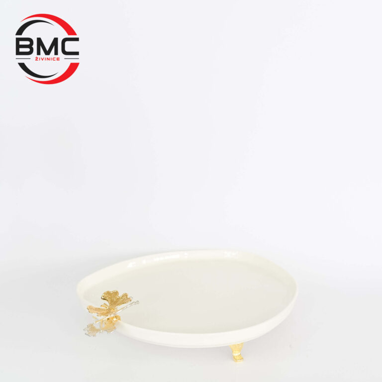 keramička ovalna tacna