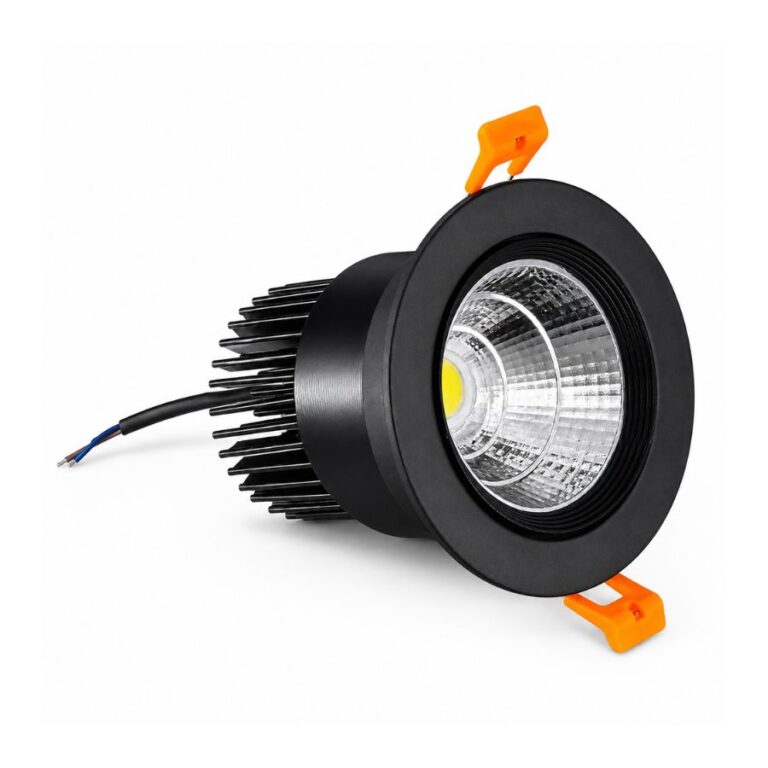 Ugradbena COB LED Spot Lampa 5 W – Crna
