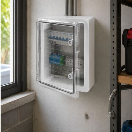 ABS pano sa transparentnim vratima za zaštitu elektro instalacija