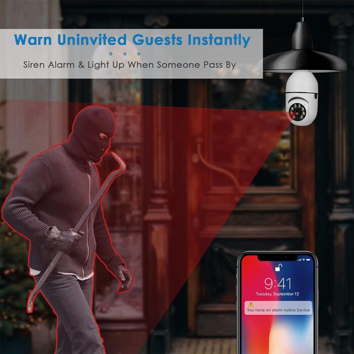 Wifi Kamera Sijalica Icsee - e27 - Image 3