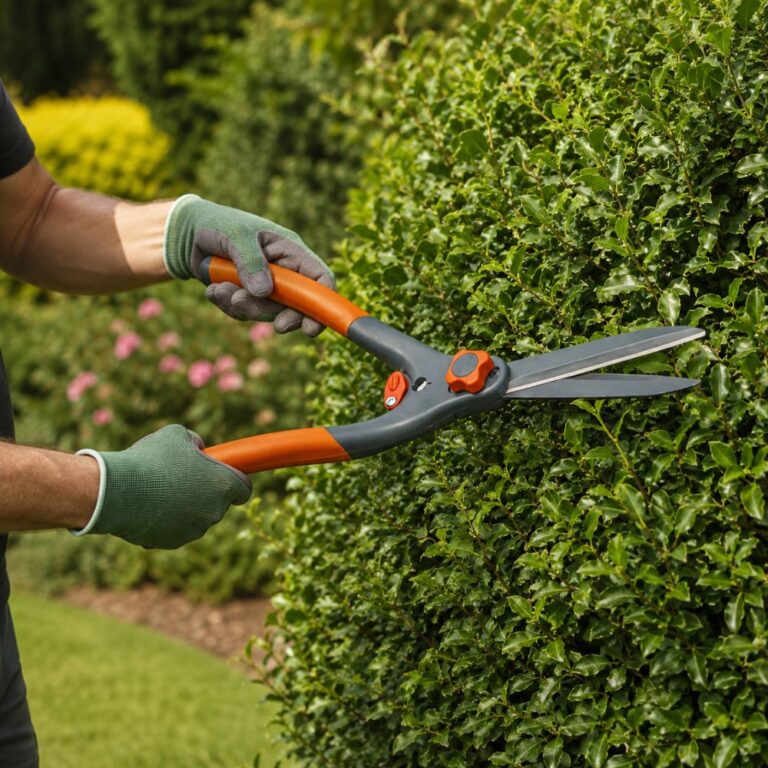 Makaze za živu ogradu 44 cm za precizno oblikovanje grmlja