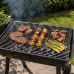Metalna rešetka za roštilj 68x40 cm za pečenje mesa i povrća