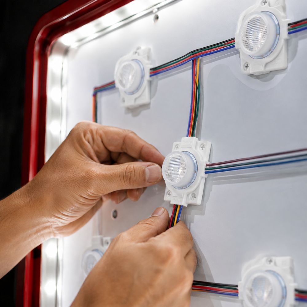 Okrugli LED modul 1,5 W za namještaj, vitrine i dekorativnu rasvjetu