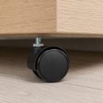 PVC točkić sa navojem 40 mm za namještaj i opremu