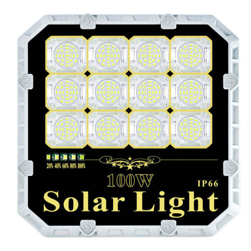 ulicna sijalica sa solarnom plocom 100w