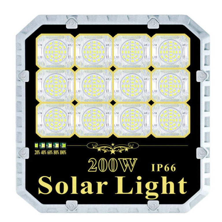 ulična sijalica sa solarnom pločom 200 w