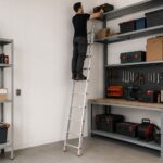 Aluminijske merdevine sa 9 gazišta za siguran rad na visini