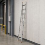 Aluminijske merdevine sa 9 stepenica za montažne i održavajuće radove