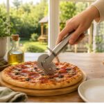 Kuhinjski rezač za pizzu praktičan je alat za jednostavno rezanje pizze, pite i tankog tijesta
