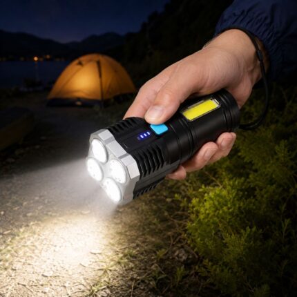 Punjiva baterijska LED lampa sa 4 LED diode
