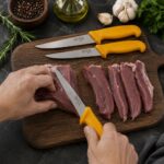 Set kuhinjskih noževa 3/1 omogućava precizno sječenje i dugotrajnu upotrebu u svakoj kuhinji