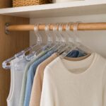 Set vješalica za odjeću od šest komada pogodan je za organizaciju garderobe u ormaru