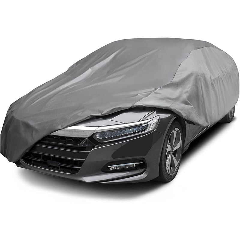 Auto cerada 1 Siva cerada na automobilu s otkrivenim prednjim dijelom