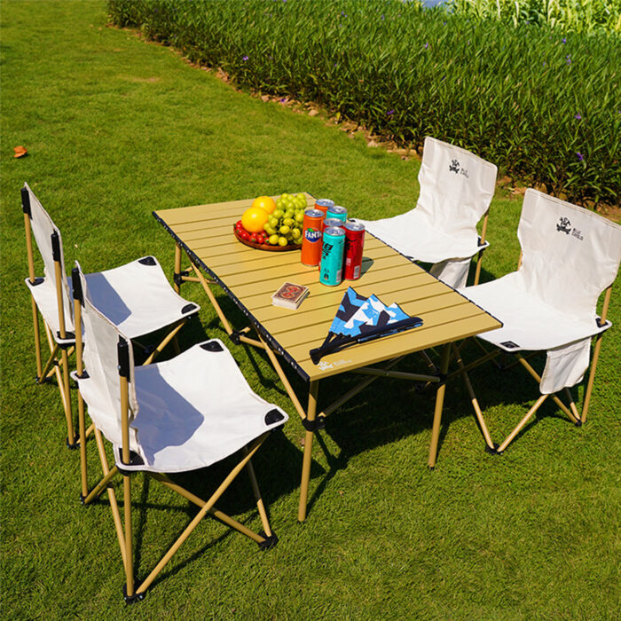 Sklopivi stol + 4 stolice - Image 4