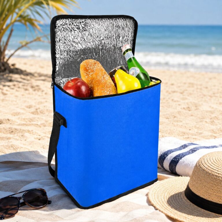 Prenosiva termo torba 36x31x31 cm idealna za izlete, plažu, kampovanje i putovanja.