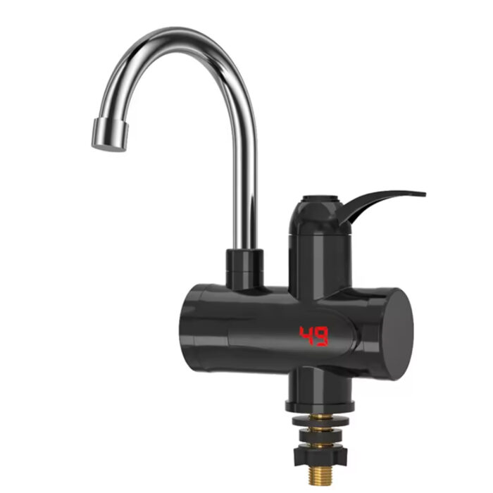 Električna Česma Za Toplu Vodu - Crna - Image 2