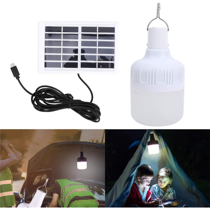 Led Solarna Sijalica Sa Pločom 20w/40w - Image 3