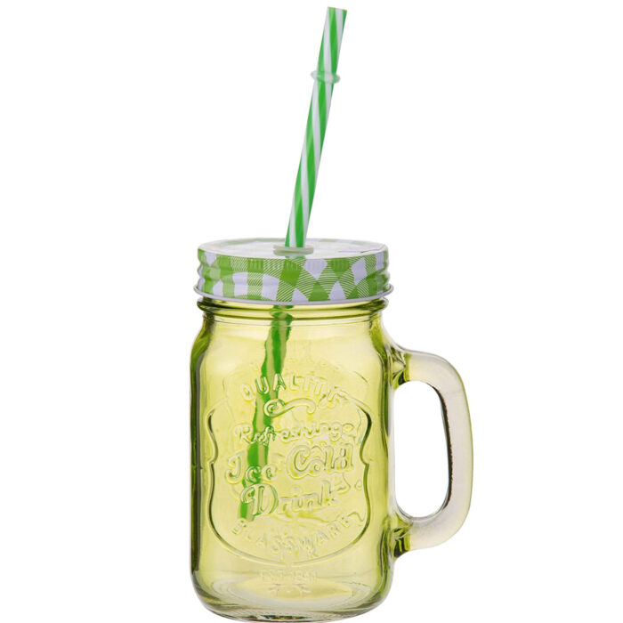 Čaša za limunadu sa poklopcem 450ml - Image 3