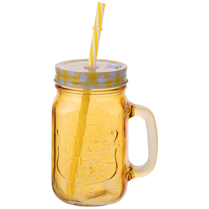 Čaša za limunadu sa poklopcem 450ml - Image 2