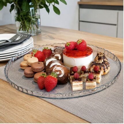Pasabahce Patisserie tanjir 32 cm za serviranje torti, kolača i deserata