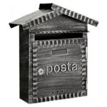 Poštansko sanduče sa krovom od metala za zaštitu pošte od kiše i snijega