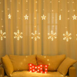 Novogodišnja Zavjesa Pahulje i Zvjezdice