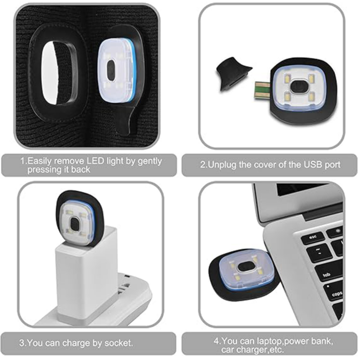 Mekana Kapa sa Led Svjetlom SEALEYCAP - Image 2