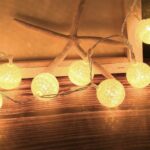 LED ukrasne kugle 10 komada za dekorativno osvjetljenje doma