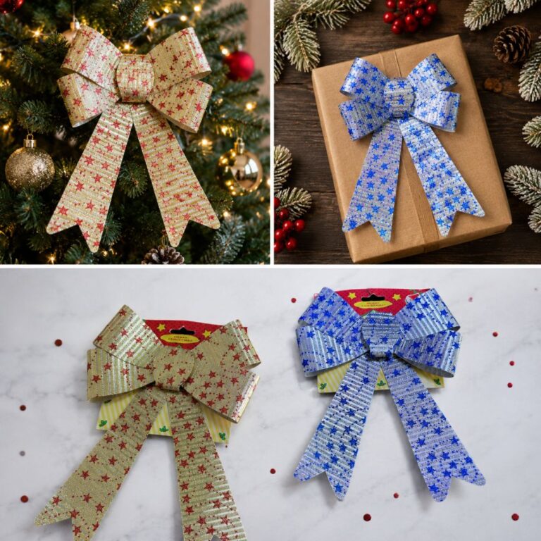 Mašna za jelku kao elegantan dodatak novogodišnjoj dekoraciji
