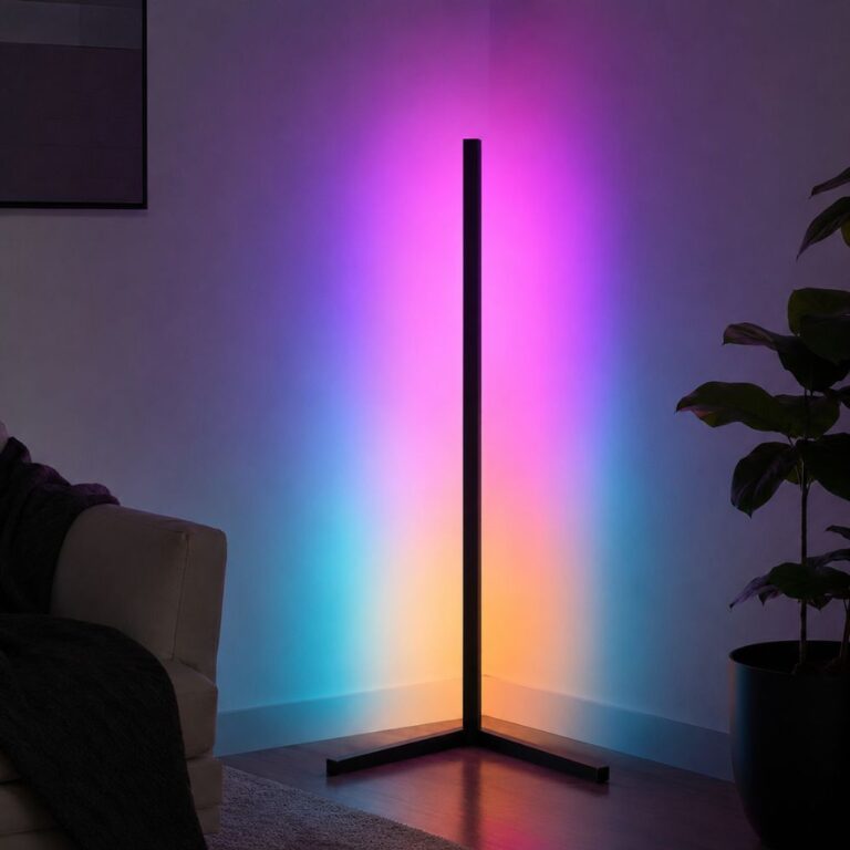 LED ugaona lampa RGB za dekorativno osvjetljenje prostorije u više boja