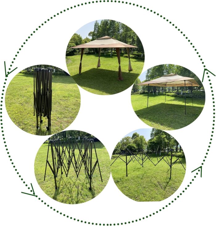 Vrtni paviljon 4x4m Lounge - Image 3