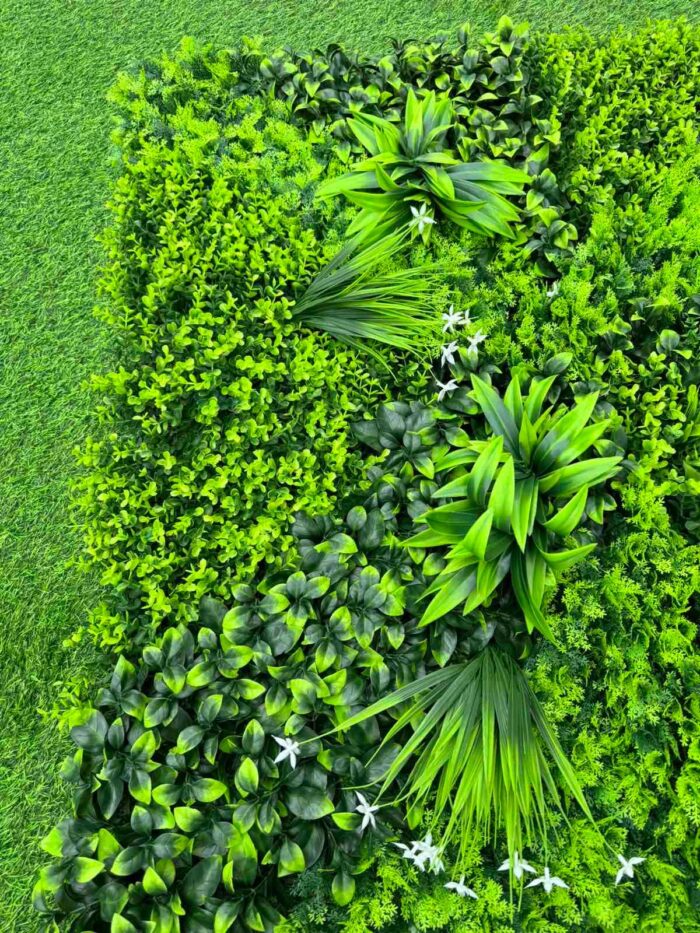 Dekorativno Zelenilo Lusca 100x100 cm – Panel Vještačkog Zelenila za Zid, UV Otporno - Image 3