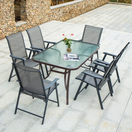 Baštenski set Stol + 6 stolica
