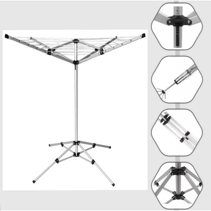bmcompany-samostojećesusilo Samostojeće sklopivo sušilo za odjeću (1.45 m - 1.6 m) - Image 3