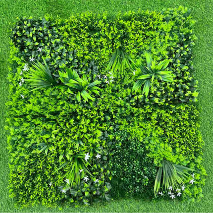 Dekorativno Zelenilo Herbium 100x100 cm – Zidni Panel sa Vještačkim Biljkama, UV Otporno