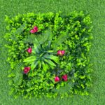 Dekorativno zelenilo Lucida 50x50 cm zidni panel s vještačkim biljkama UV otporan