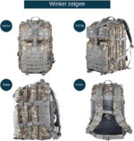 Maskirni ruksak 50L za outdoor aktivnosti i svakodnevnu upotrebu