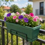 Metalni stalak za saksiju 50 cm s dekorativnom žardinjerom za unutrašnji prostor