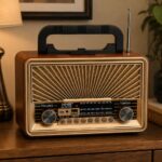 Radio zvučnik NS-2073BT u retro dizajnu za dom i putovanja