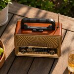 Retro Bluetooth zvučnik NS-2073BT sa ugrađenim radiom