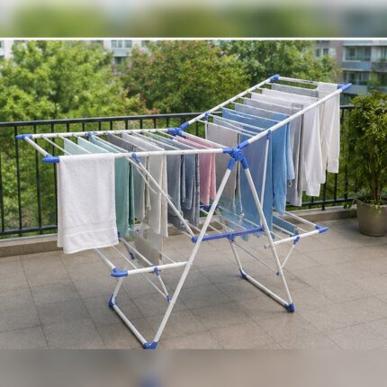 Sklopivo sušilo za veš pogodno za balkon kupatilo ili vešeraj