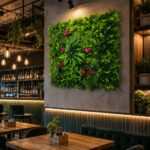UV otporni panel od umjetnog zelenila 50x50 cm za dekoraciju zidova terasa i vrtova