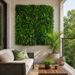 Dekorativno Zelenilo Herbium 100x100 cm – Zidni Panel sa Vještačkim Biljkama, UV Otporno - Image 2