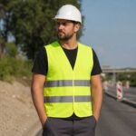 Fluorescentni prsluk za bolju vidljivost tokom rada, vožnje, šetnje ili boravka na otvorenom