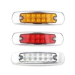 Signalna lampa sa 12 LED dioda u žutoj, crvenoj ili bijeloj boji za bolju vidljivost vozila i radnih mašina