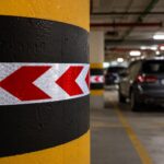 Sigurnosna reflektirajuća traka za prikolice kamione i radnu opremu crveno bijele boje