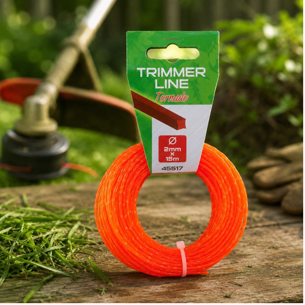 Struna za trimer 2 mm sa twisted presjekom za precizno održavanje travnjaka i zelenih površina